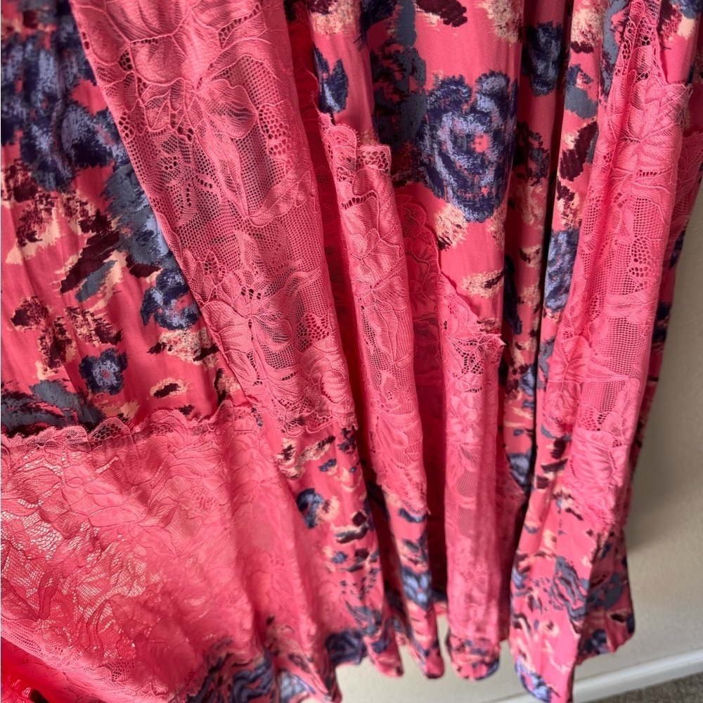 FREE PEOPLE Intimately Free People First Date Printed Maxi Slip Dress - Picture 11 of 14